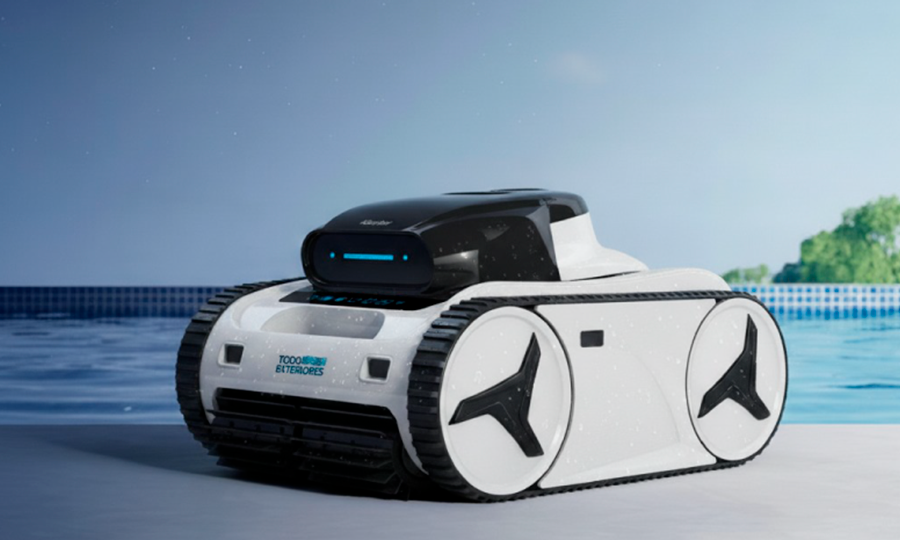 Limpieza de piscinas con robot